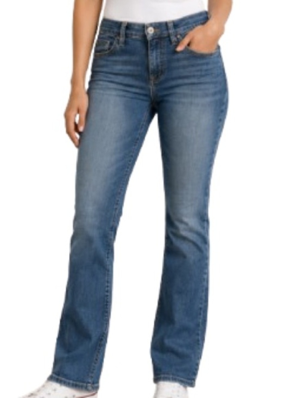 Mavi Mona Bootcut Jeans Women’s Size 28 Medium Wash Stretch Denim